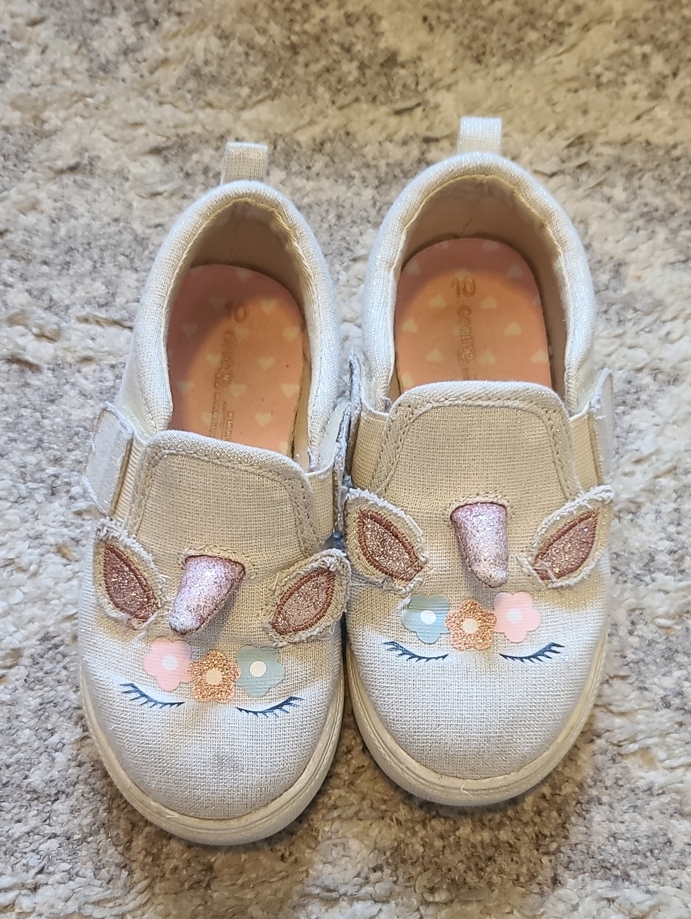 10 for $25 - George Girls Toddler 10 Unicorn Shoes